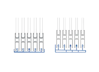 Panel sliding configuration diagram