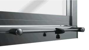 Track and guide rail detail illustration