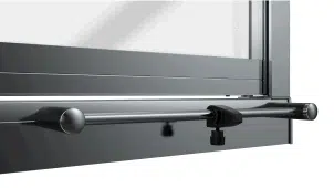 Track and guide rail detail illustration